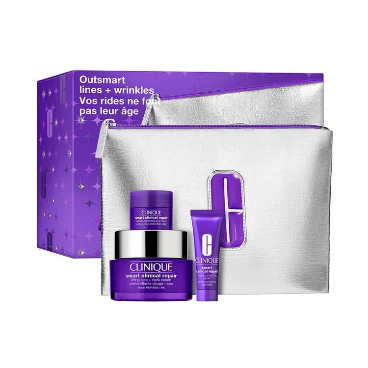Smart Lift Value - Set de regalo, crema lifting facial + crema correctora de ojos + suero corrector de arrugas
