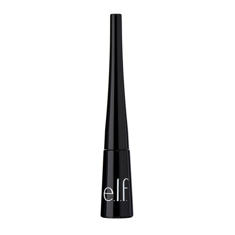 e.l.f. Expert Liquid Liner Delineador líquido de ojos de alta pigmentación con punta de pincel extra fina