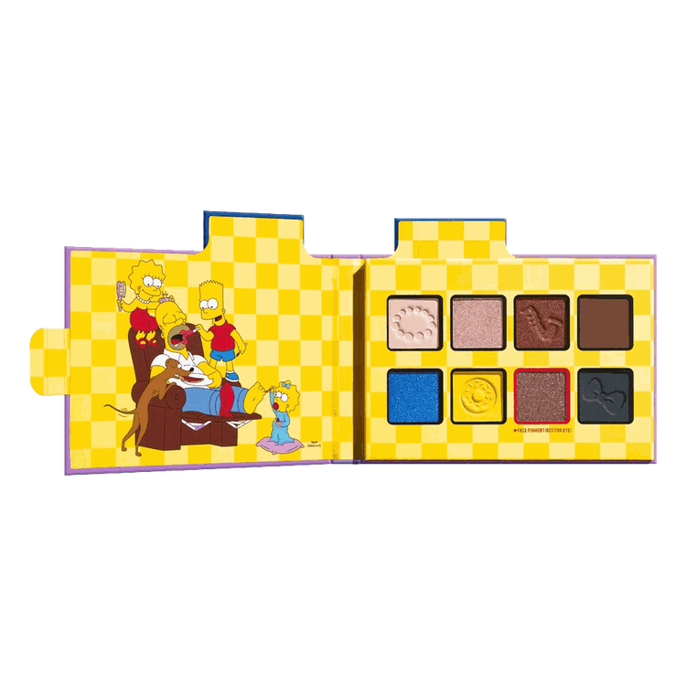 Simpsons - Eyeshadow Palette, Sombras coloridas de alta pigmentación