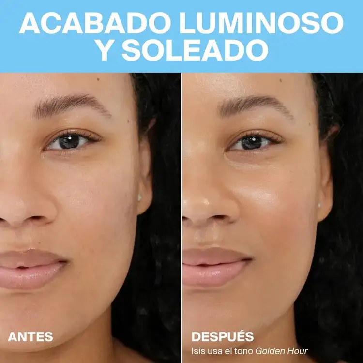 Mini Glowscreen - Protector solar SPF 40, acabado bronceado natural