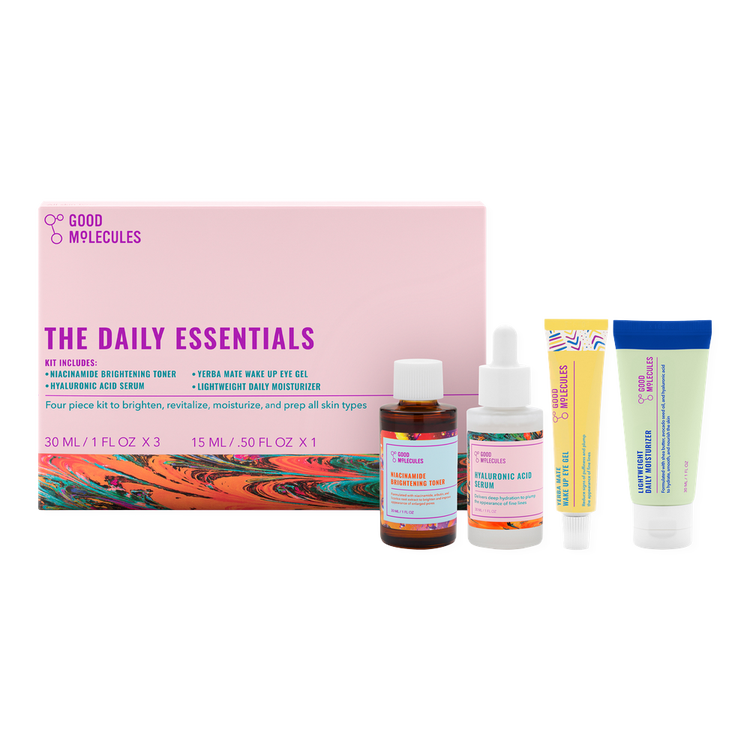 The Daily Essentials - Kit de cuidado facial, de uso diario
