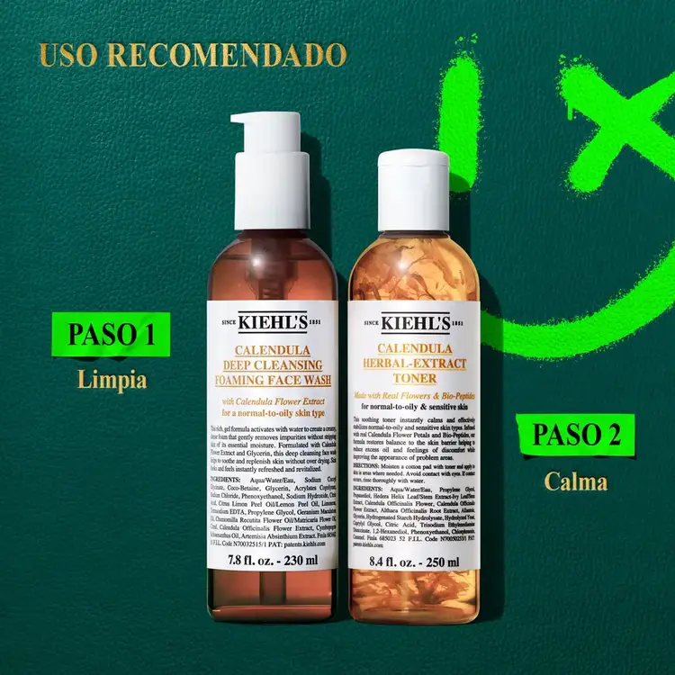 Leave the oil behind - Set de regalo, limpiador facial + toner facial