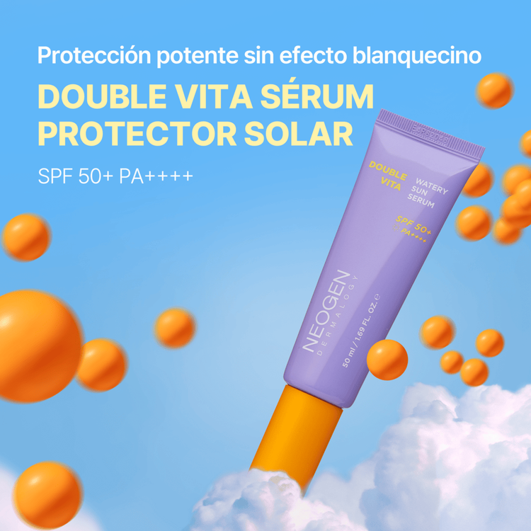Double Vita Watery - Suero facial, protege contra rayos dañinos del sol