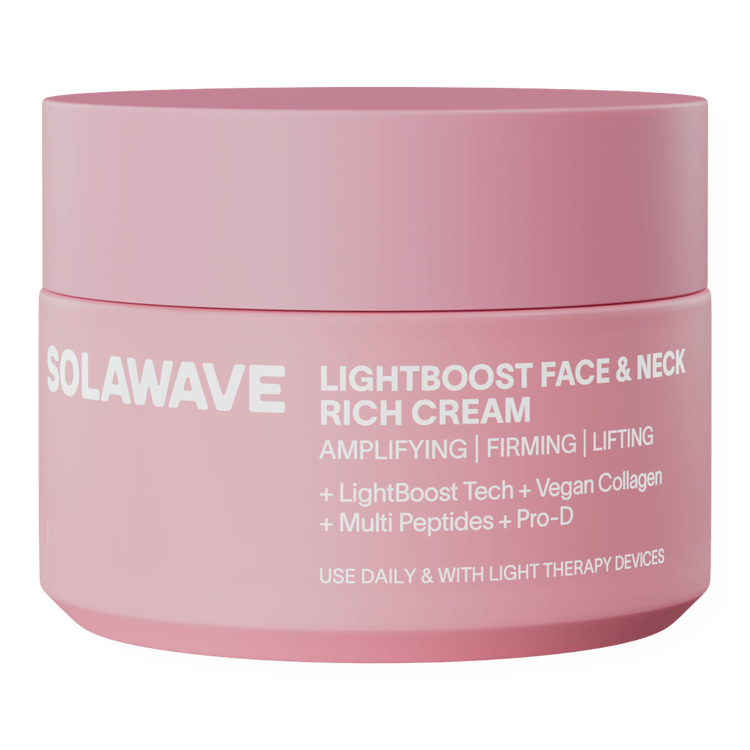 Lightboost Crema para cara y cuello reduce signos de envejecimiento