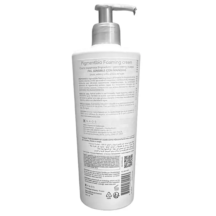 Pigmentbio Limpiador espumoso exfolia suavemente