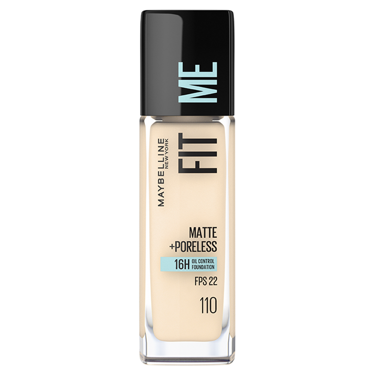 Fit Me Mate & Poreless - Base de maquillaje líquida, control de brillo