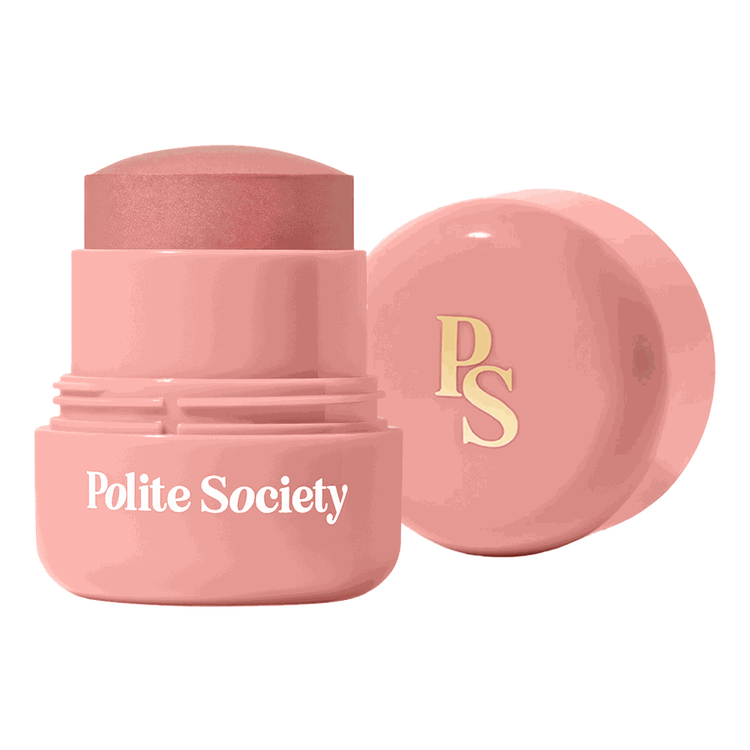 Polite Pops Powder Blush Stick - Blush en barra, infusionado con vitamina e