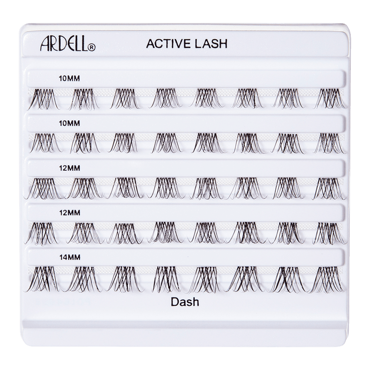Active Lash Individual Clusters, Dash Pestañas individuales 3D pestañas individuales en grupos de tres.
