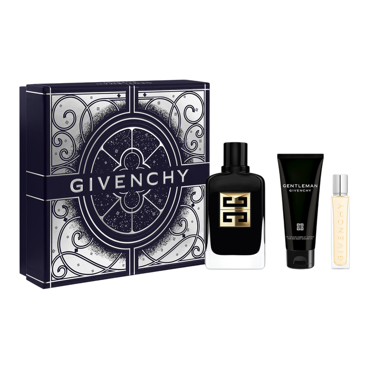 Gentleman Society - Set de regalo, Eau de Parfum 100 ml + Gel de ducha 75 ml + Spray
