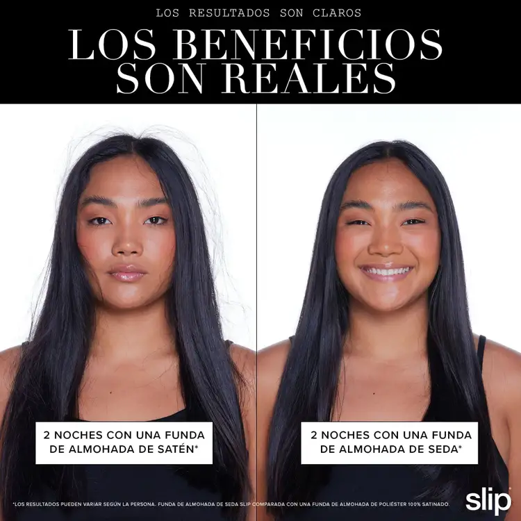 Pure Silk - Funda para almohada, anti cabello despeinado