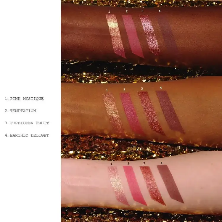 Divine Rose Luxe Quad Paleta cuatro tonos