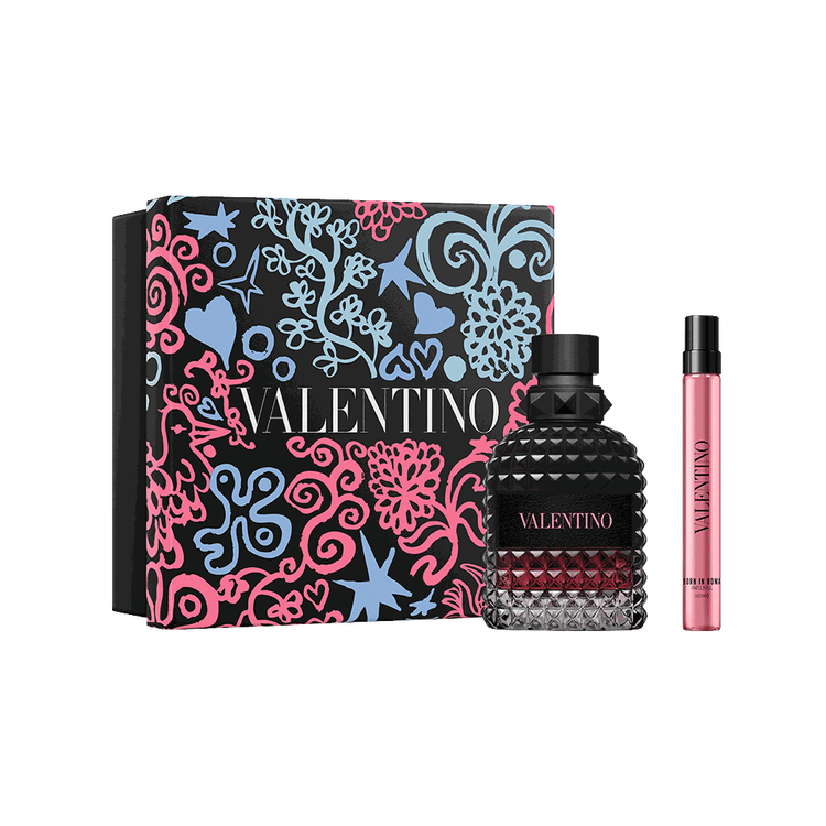 Born in Roma Uomo - Set de regalo, Eau de Parfum Intense 50ml + 10 ml diseñado para él