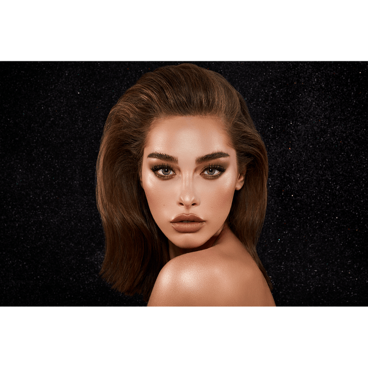 Mini Glam Paleta de sombras 5 tonos dorados, marrones y gris pardo