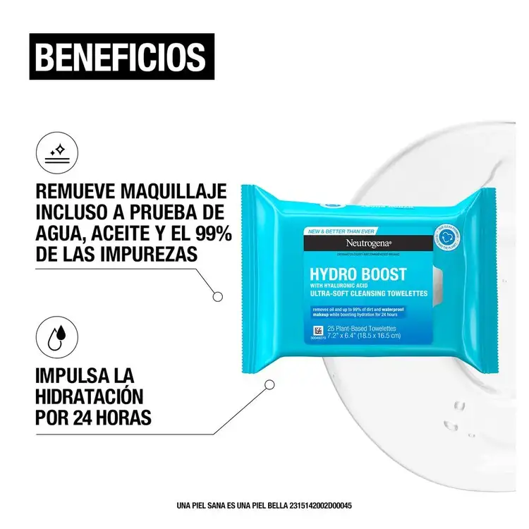 Hydro Boost Toallitas biodegradables