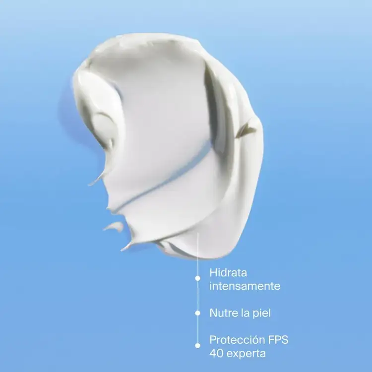 Superscreen - Crema hidratante SPF 40, hidrata, nutre y protege intensamente
