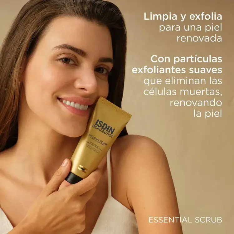 Isdinceutics Limpiador facial con particulas exfoliantes suaves
