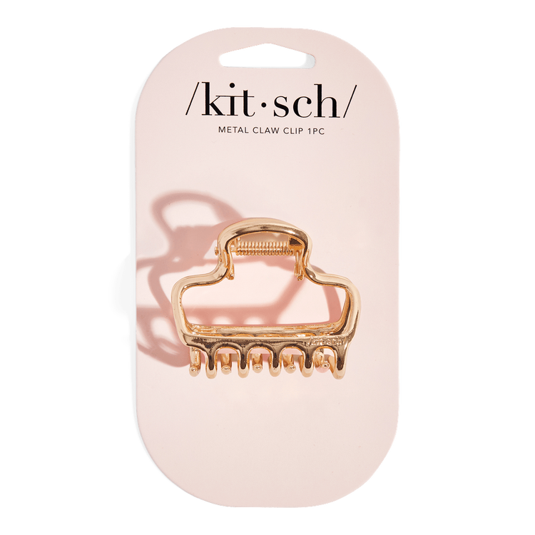 Metal Medium Open Shape Puffy Claw Clip Pinza metálica agarre firme