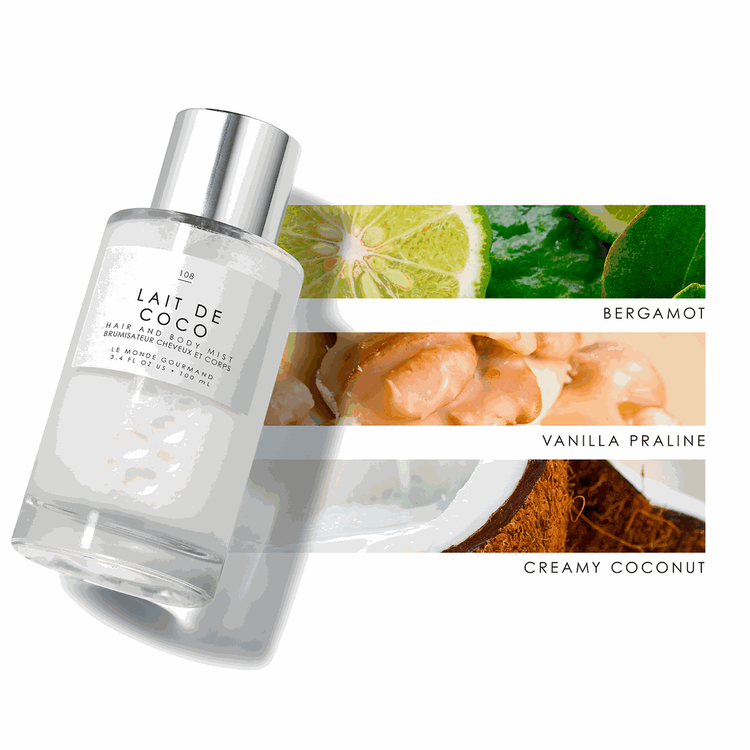 Lait de Coco - Hair & Body Mist, aroma de coco