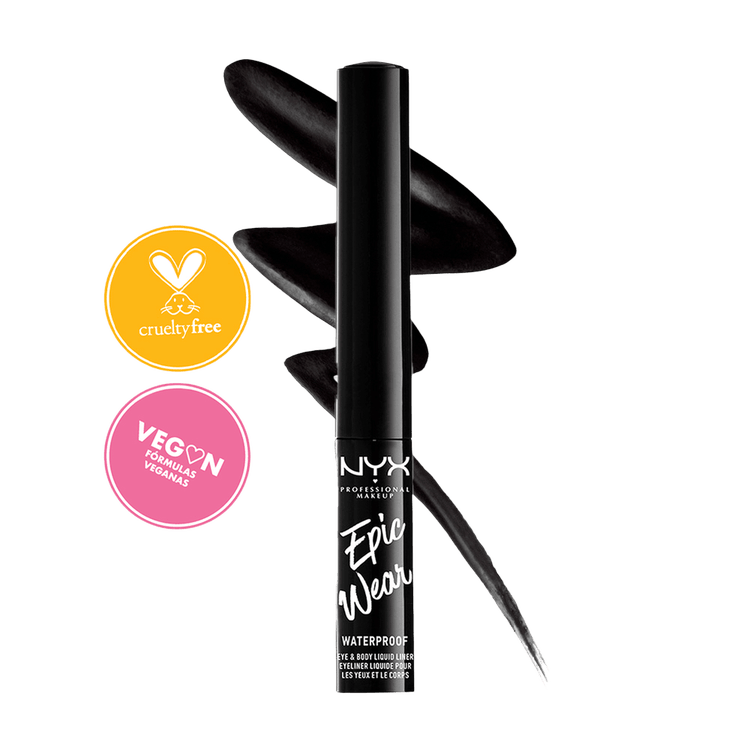 Epic Wear Semi - Delineador de ojos, resistente al agua con acabado semi mate