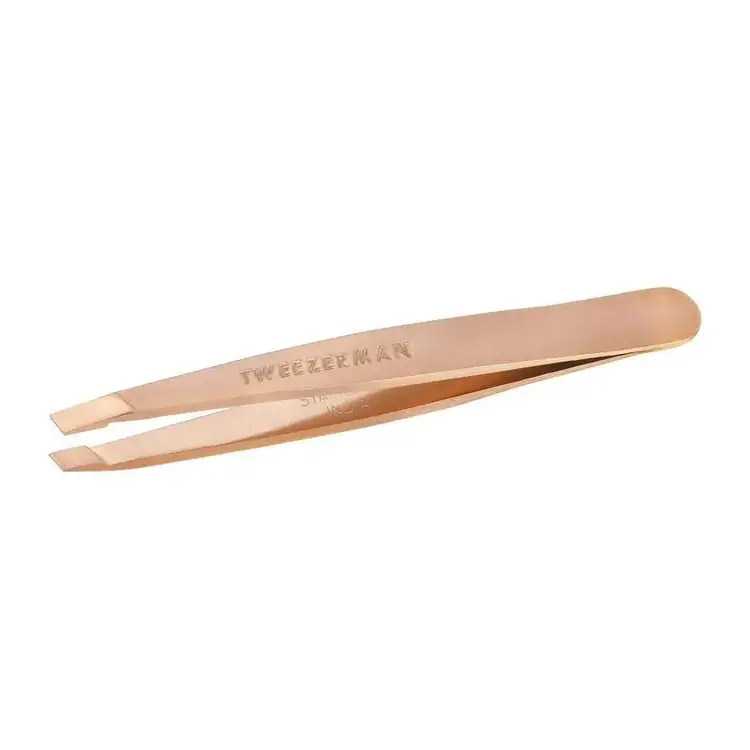 Rose Gold Mini Slant Tweezer Pinzas pinza inclinada ahora en tamaño mini para viajes