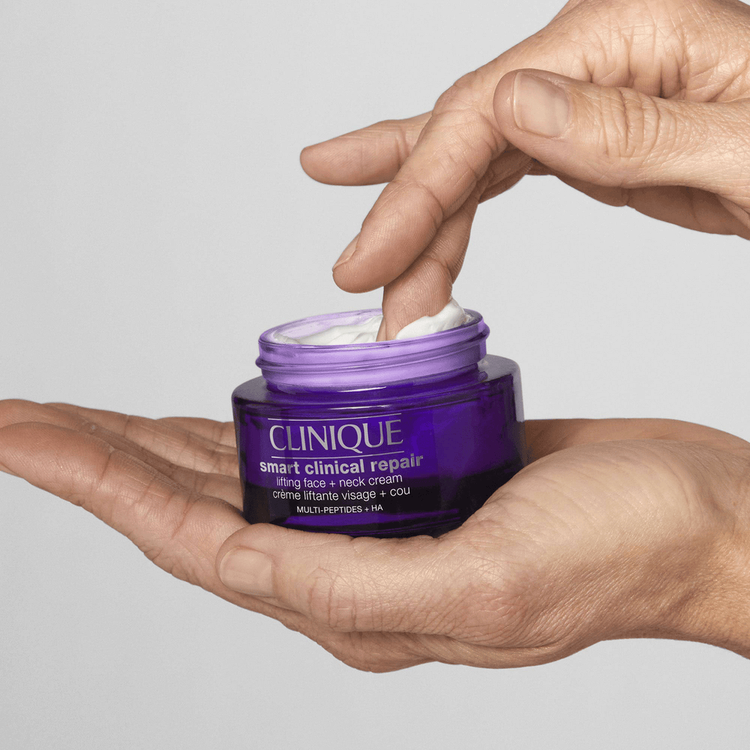 Clinique Smart Clinical Repair™ Lifting Face + Neck Cream Crema reafirmante y antiarrugas levanta visiblemente la piel y combate arrugas