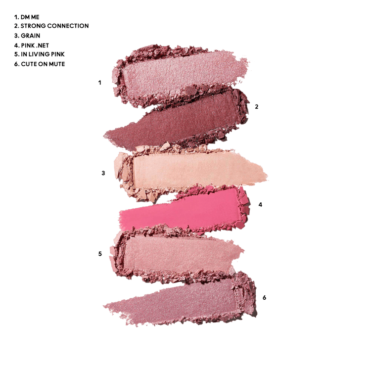 Connect In Colour - Paleta de sombras, pigmentos puros y looks intensos