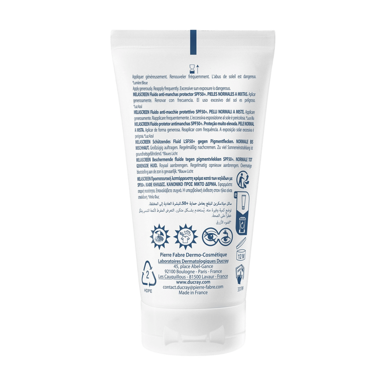 Melascreen Fluido solar despigmentante difumina las manchas oscuras