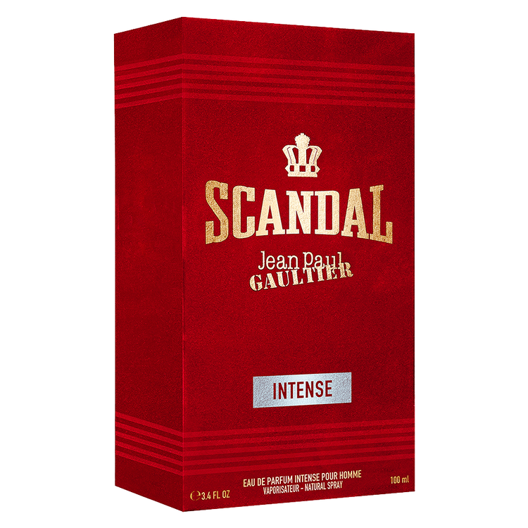 Scandal Intense - Eau de Parfum, fragancia amaderada de cuero intensa y aromática