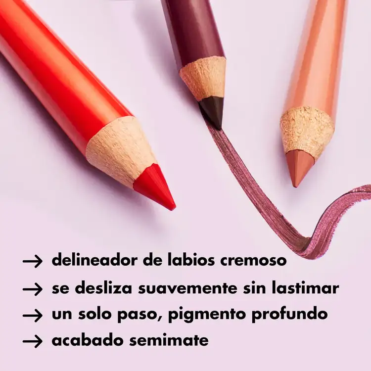 e.l.f. Cream Glide Lip Liner Lápiz delineador de labios cremoso para dar forma, rellenar y definir los labios para un pout perfecto