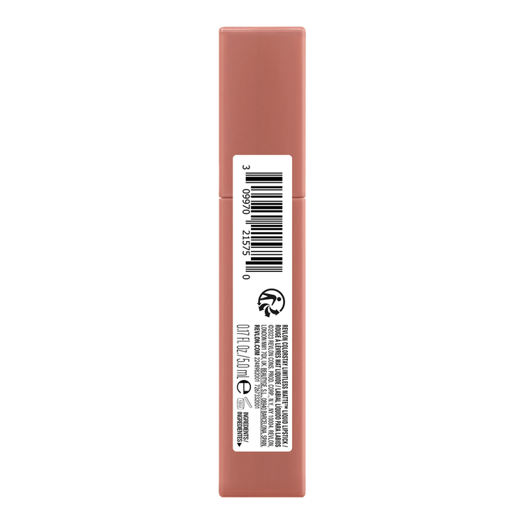 ColorStay Limitless Matte - Labial líquido, acabado impecable sin brillo
