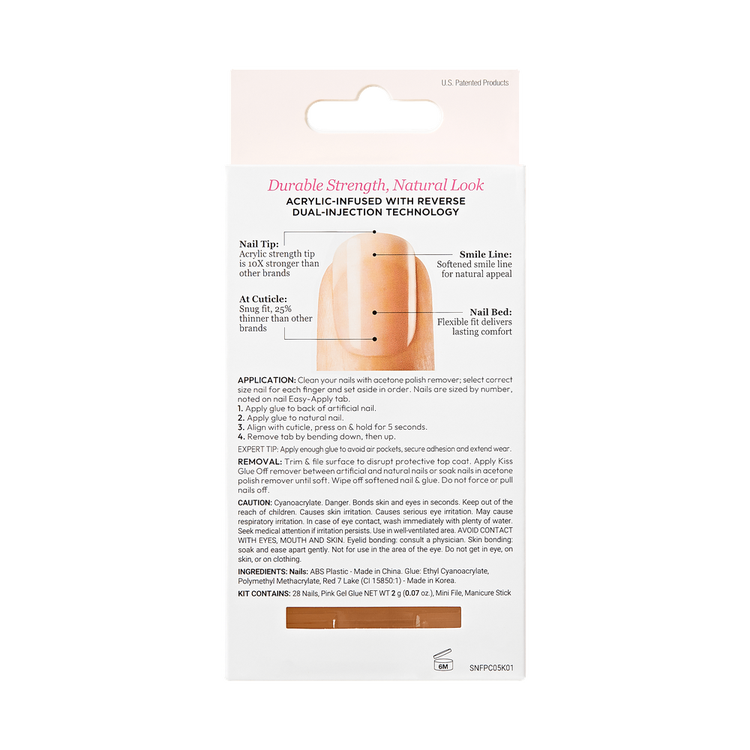 Salon Acrylic Uñas postizas hasta 7 días de duración