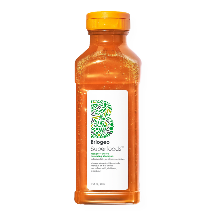 Superfoods Mango + Cherry Oil Control & Balancing Shampoo para un cabello saludable