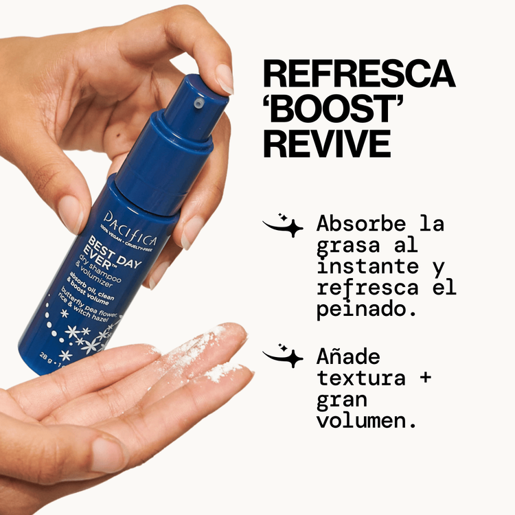 Best Day Ever Dry - Shampoo seco, voluminiza tu cabello