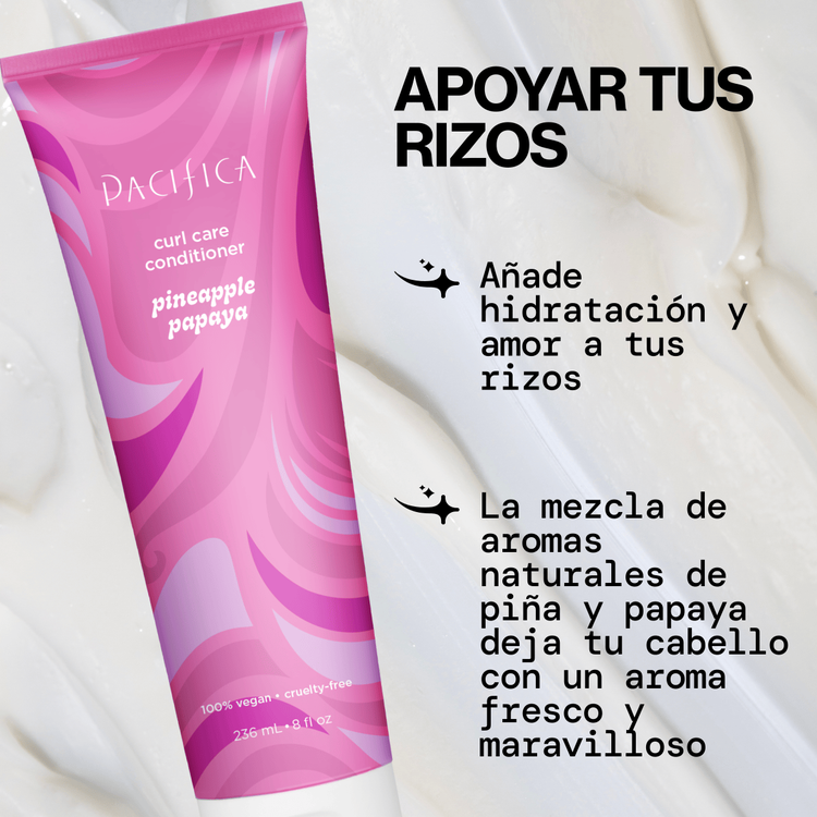 Pineapple Papaya Curl Care - Acondicionador, ideal para rizos