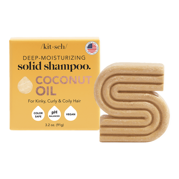 Coconut Oil Deep-Moisturizing Solid Shampoo hidratante limpieza profunda