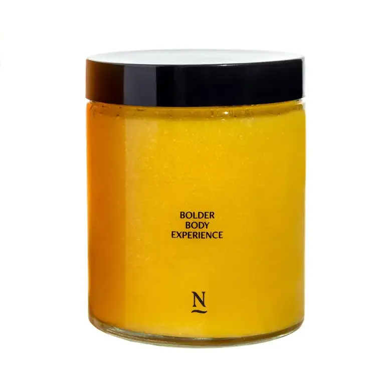 Mandarina Exfoliante corporal suave e hidratante