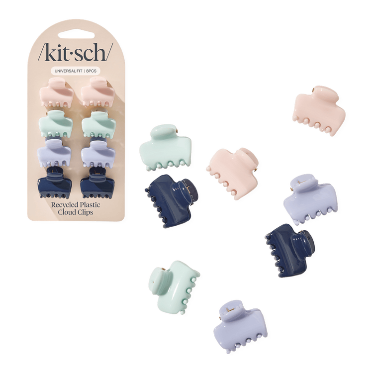 CLOUD Set de mini ganchos para cabello acabado brillante