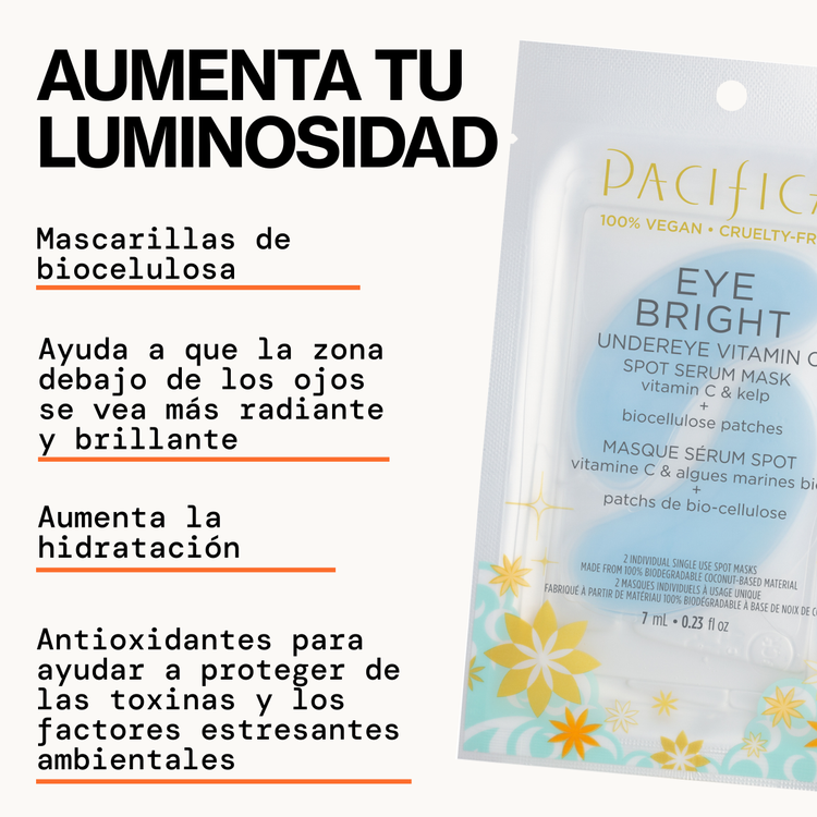 Eye Bright Undereye Vitamin C Spot Parches de ojos ilumina y reduce las ojeras