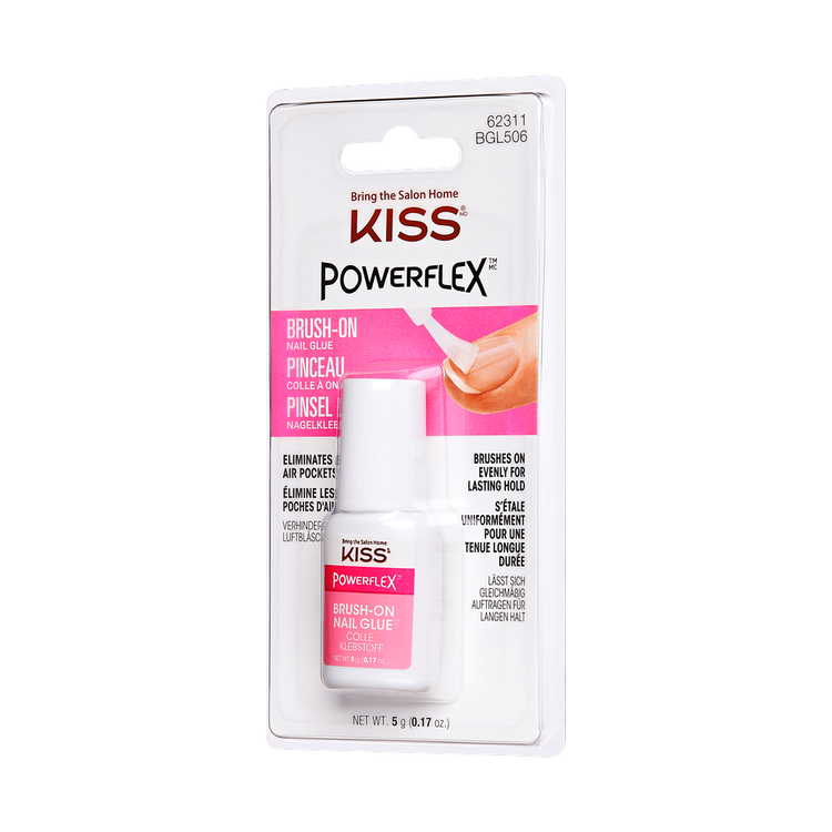 Powerflex Pegamento para uñas colocación en brocha y fórmula de larga duración