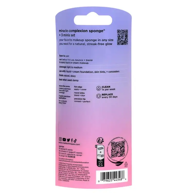 Miracle Complexion Sponge + Minis - Night Brights Esponja de maquillaje