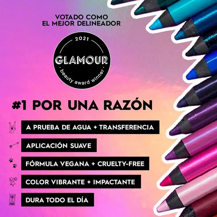 24/7 Eye Pencil - Lápiz delineador de ojos, delineado a prueba de agua