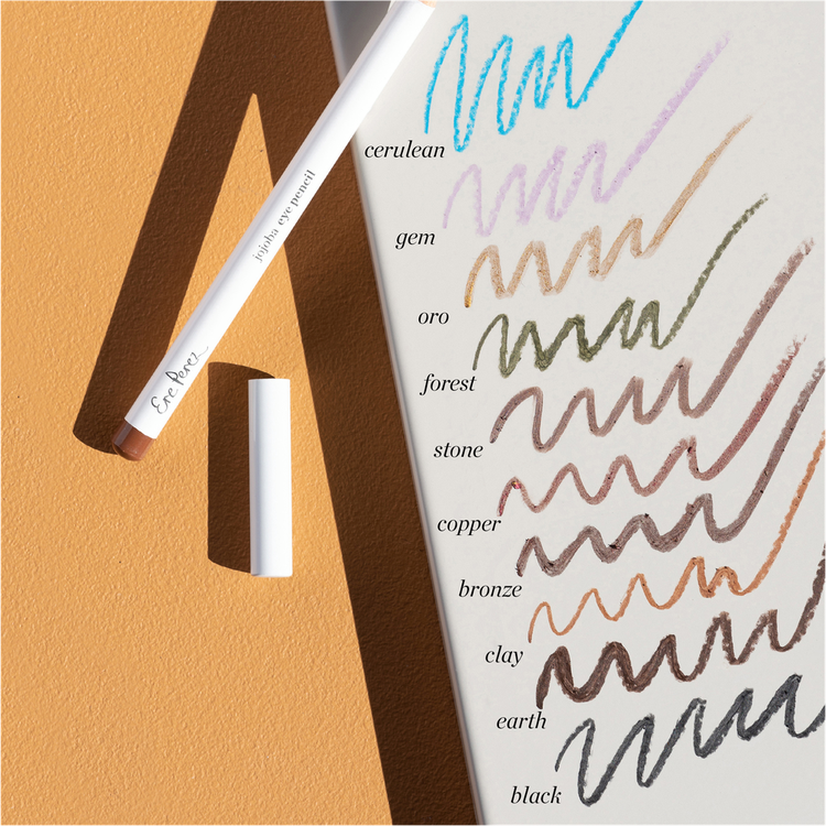 Lápiz de ojos con jojoba - Lápiz para ojos, de larga duración