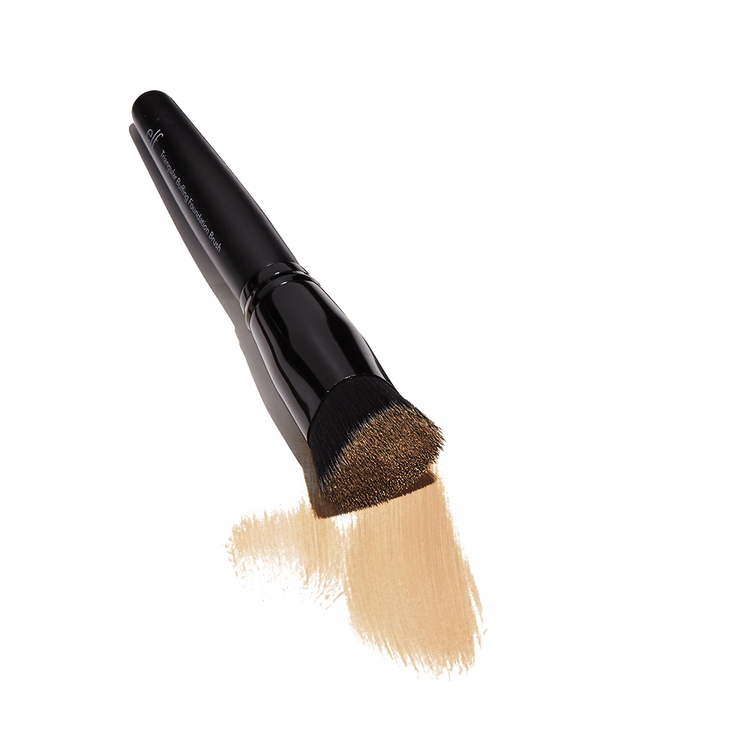e.l.f. Triangular Buffing Foundation Brush Pincel Triangular para Aplicar y Difuminar Base