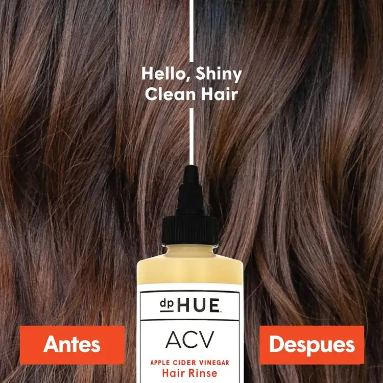 Acv Rinse Enjuague para el cabello con vinagre de manzana sustituto del shampoo que protege el color
