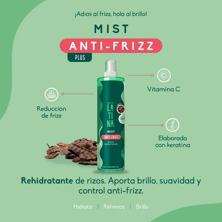 Mist antifrizz, rizos hidratados