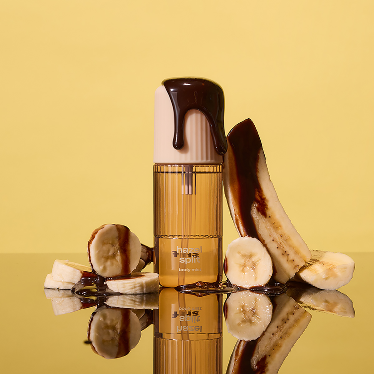 Hazel Split - Bruma corporal, tamaño de viaje y aroma afrutado