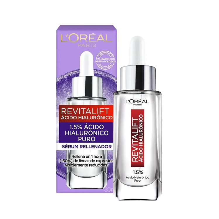 Revitalift - Serum facial, con ácido hialurónico hidratante y rellenador