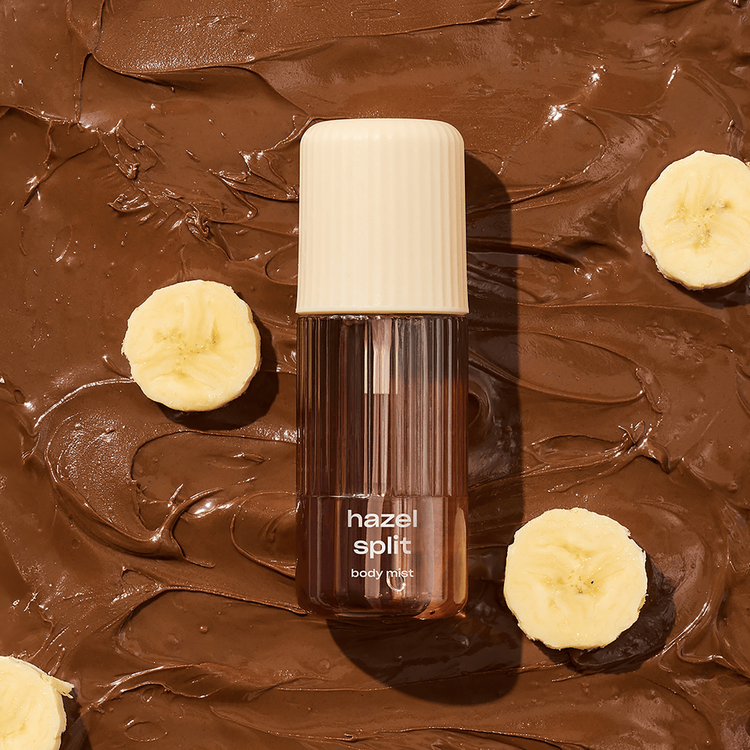 Hazel Split - Bruma corporal, tamaño de viaje y aroma afrutado
