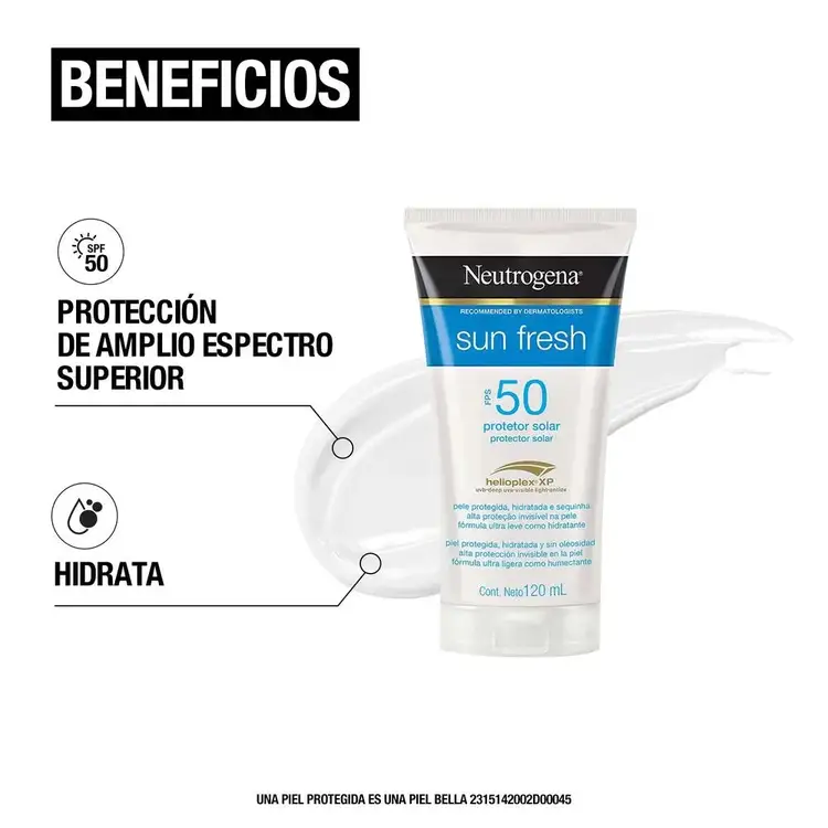 Sun Fresh - Protector solar, con tecnología Helioplex XP