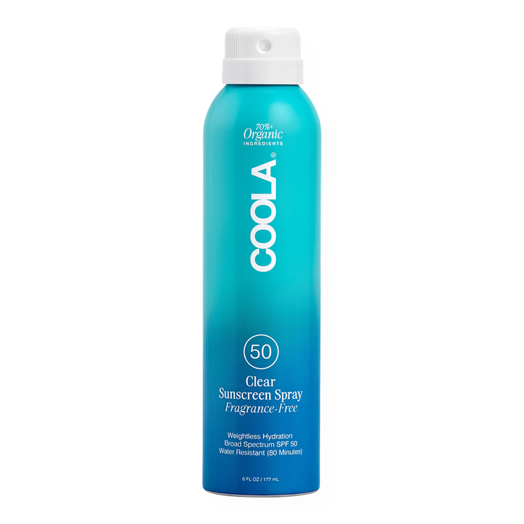 Classic Body Organic Sunscreen Spray SPF 50 - Loción de protector solar, resistente al agua